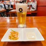 サッポロ生ビール黒ラベル(24時間餃子酒場 青物横丁店)