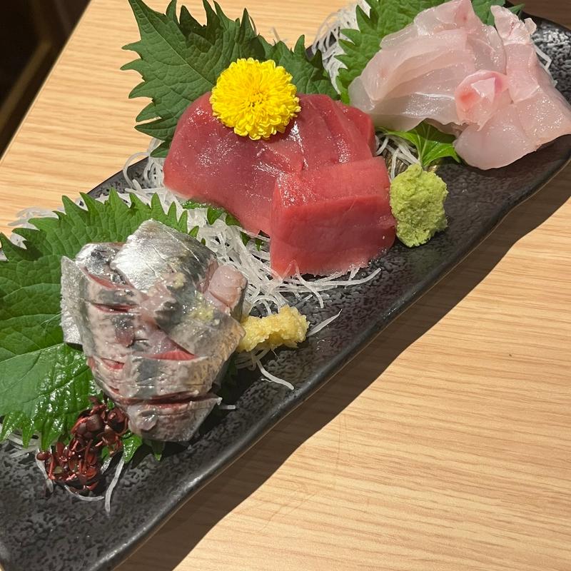 おまかせ3点盛(魚の四文屋 中野店)