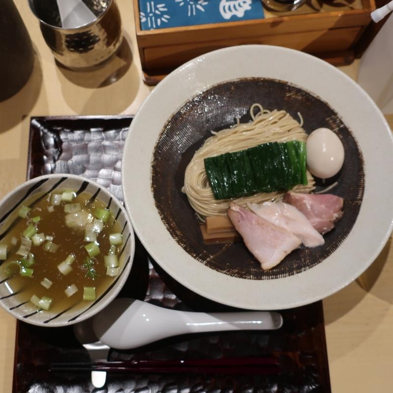 味玉韮つけそば(塩)(饗 くろ㐂)