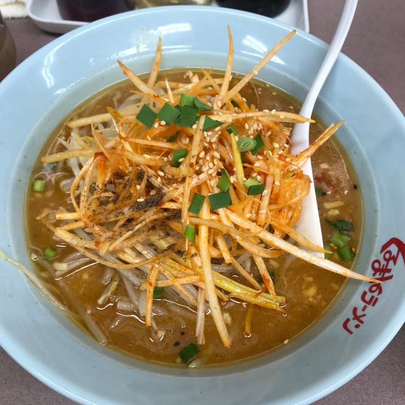 ネギ味噌ラーメン(くるまやラーメン おゆみ店)