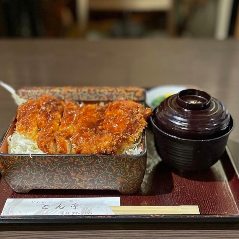 ソースカツ重(とん亭)