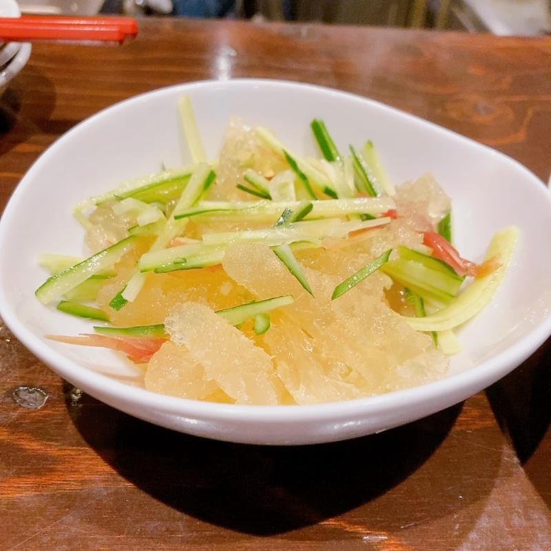 クラゲの冷菜(鉄人中華きむら)