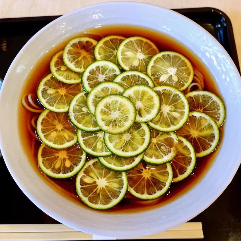  冷やしスダチ(田そば （デンソバ）)