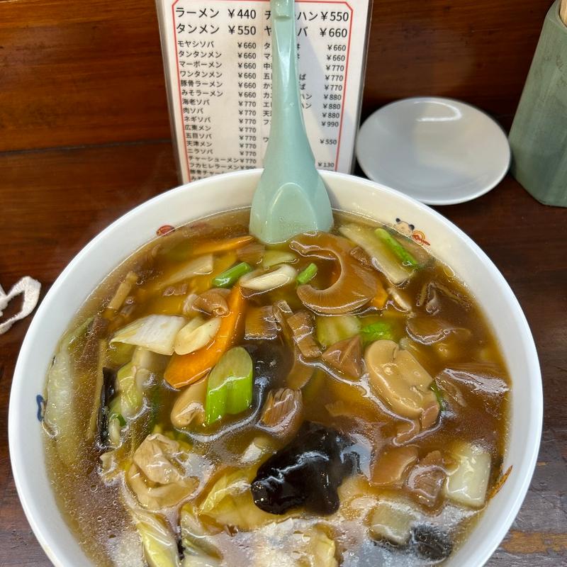 ふかひれラーメン(天龍 銀座街店)