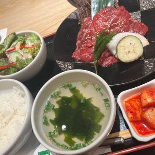 ハラミ定食(焼肉名菜 福寿 グランエミオ所沢店)