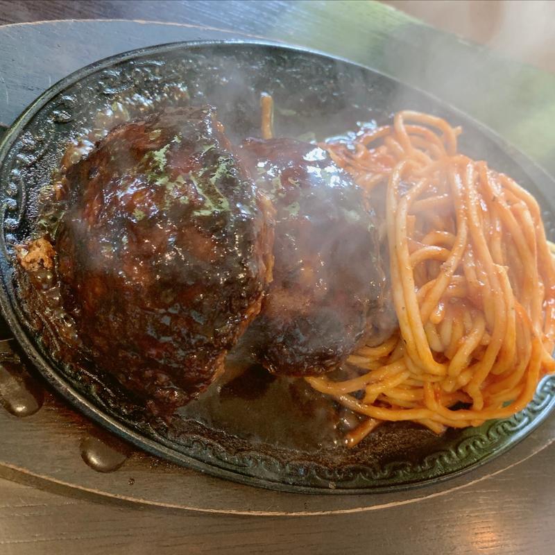 ハンバーグスパゲティ(W)(れすとらん 仔馬 刈谷店)