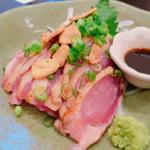 鶏のたたき(串焼き居酒屋 厚狭川 （あさかわ）)
