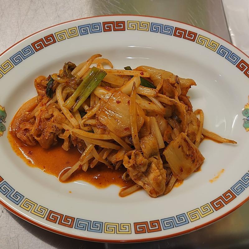 豚キムチ（ジャストサイズ）(町中華 へそ SL広場前店)