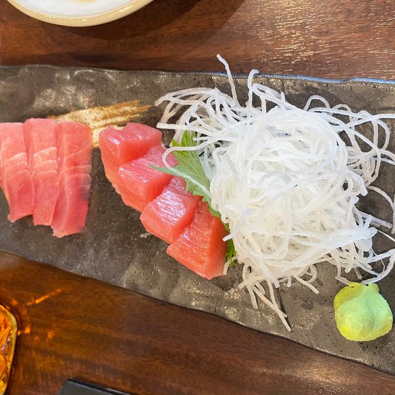 マグロの刺身(のもと屋作吉)