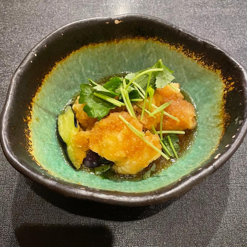 ハモと茄子おろしあんかけ(彬 （あきら）)