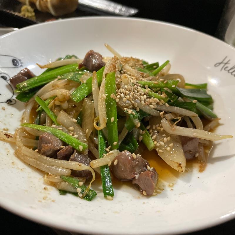 砂ずりポン酢(博多っ子純情屋台 喜柳)