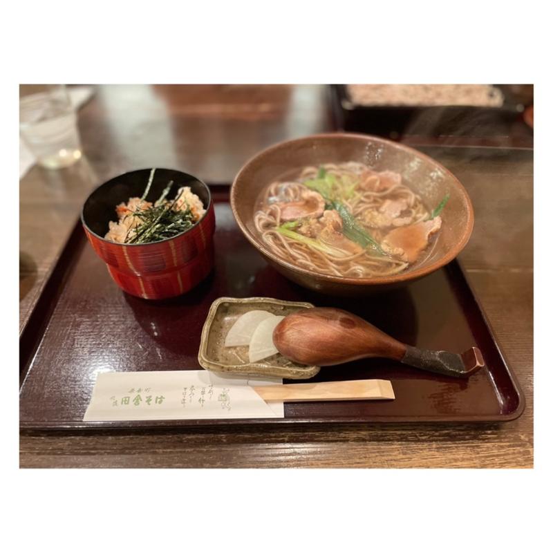 鴨なんばん(茶屋町 風流 田舎そば)