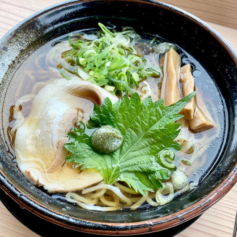 冷やし青じそらうめん(らぅめん 助屋 大阪城テラス店)