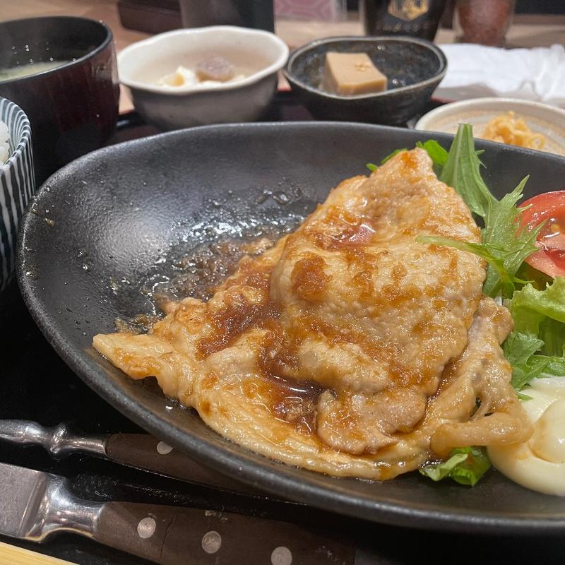 豚生姜焼定食(羅漢 平野町店 )