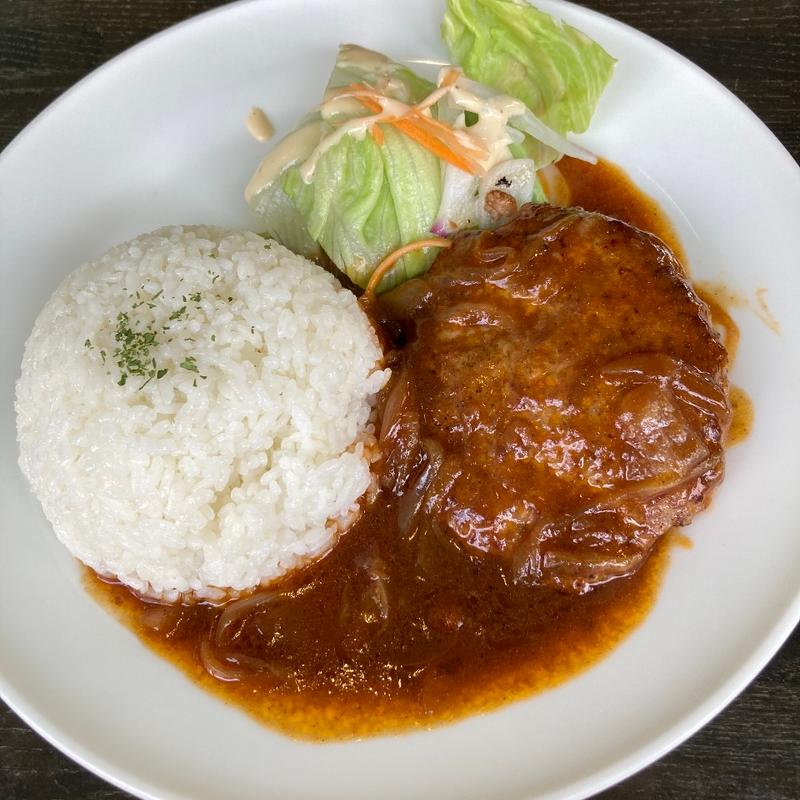 oneプレートdeランチハンバーグ(ひょうたんや)