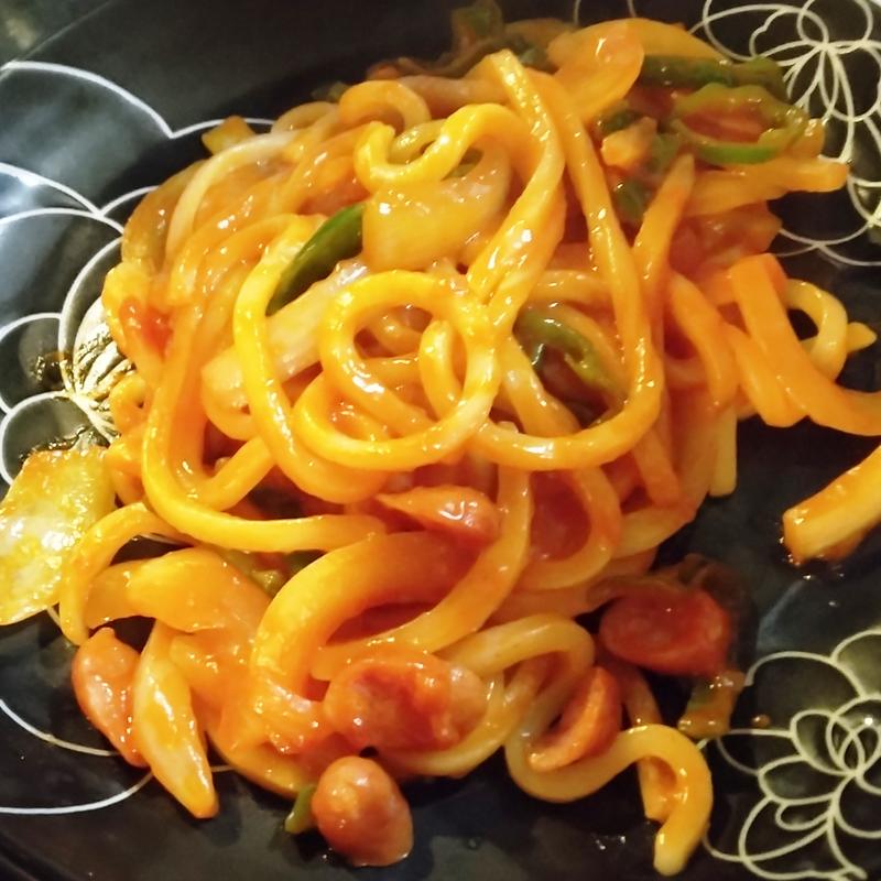 ナポリタン風焼うどん(さしすせそ )