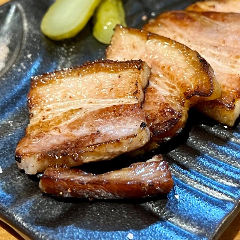 自家製炙りベーコン(マルハチバーガースタンド)