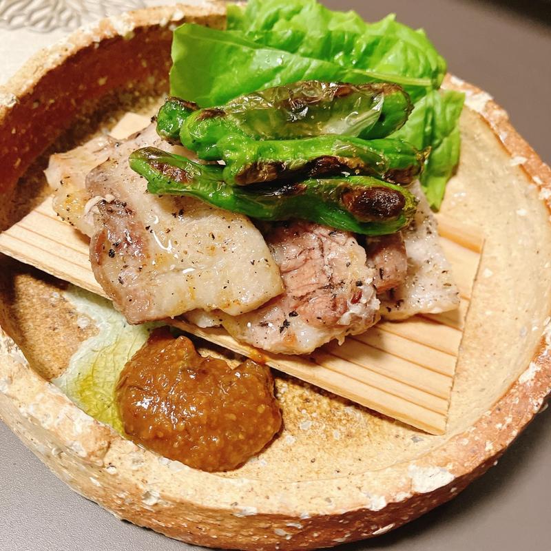 岩中豚網焼き(創作和食 丸幸)