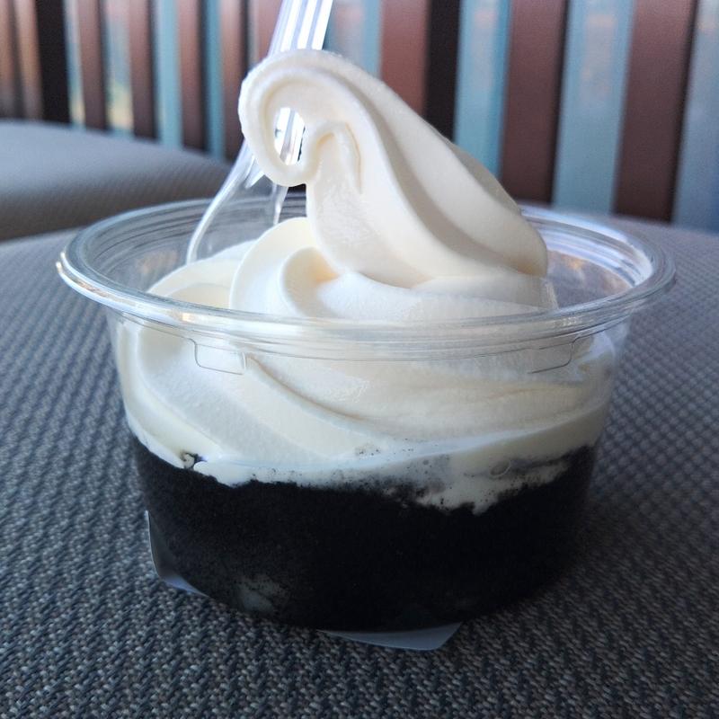 カップもち + ソフトクリーム(展勝地レストハウス )