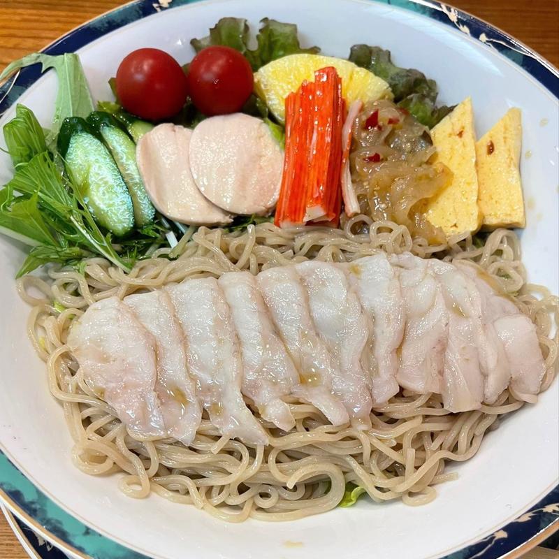 フグの麺冷やし中華(京枡 )
