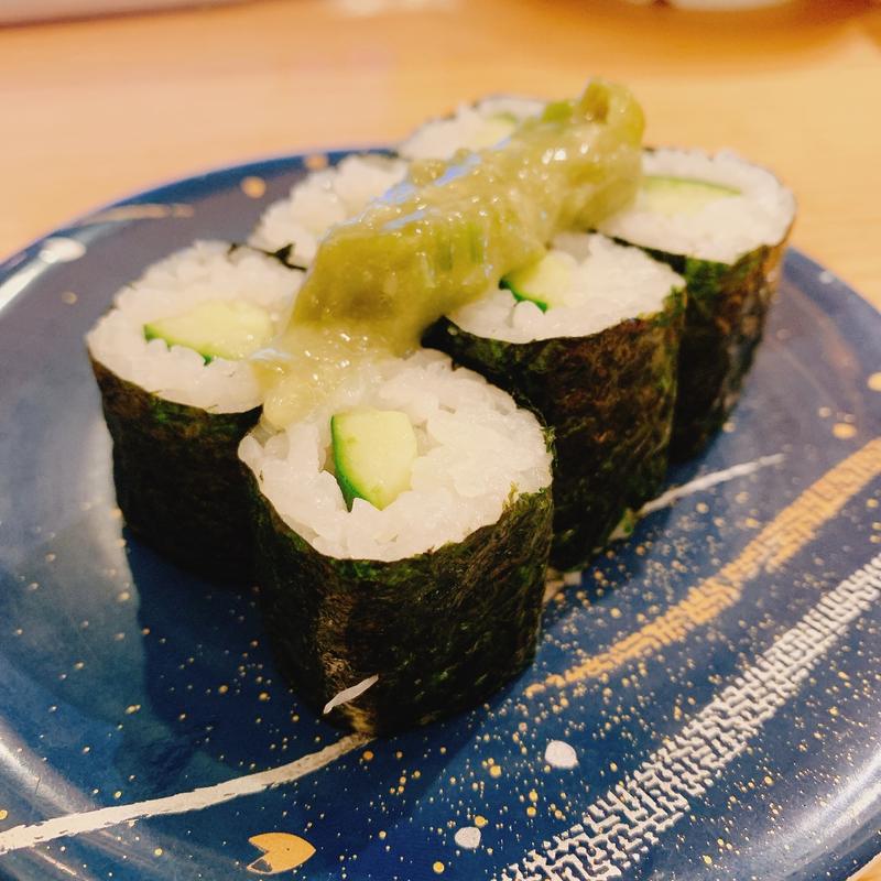 茎わさびかっぱ巻(築地銀一貫 武蔵小山店)