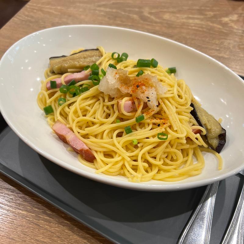 揚げナスとベーコン和風(プロント イルバール ウィング新橋店 （PRONTO IL BAR）)