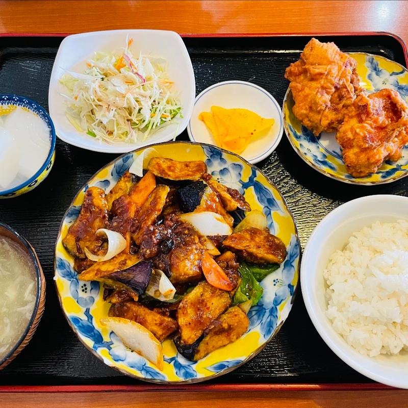 麻婆茄子定食(台湾料理　百味鮮 )