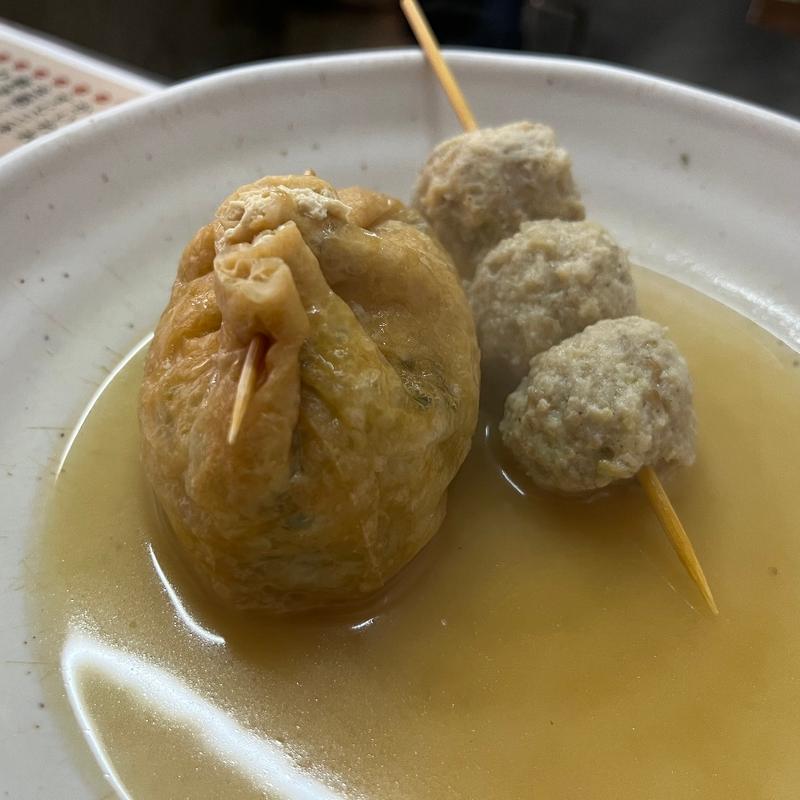 ねぎ袋とつくね(花くじら 本店)