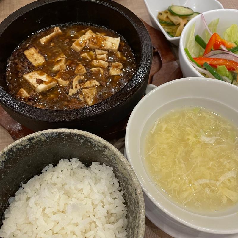 麻婆豆腐定食(ロンフー ビストロ LECT店)