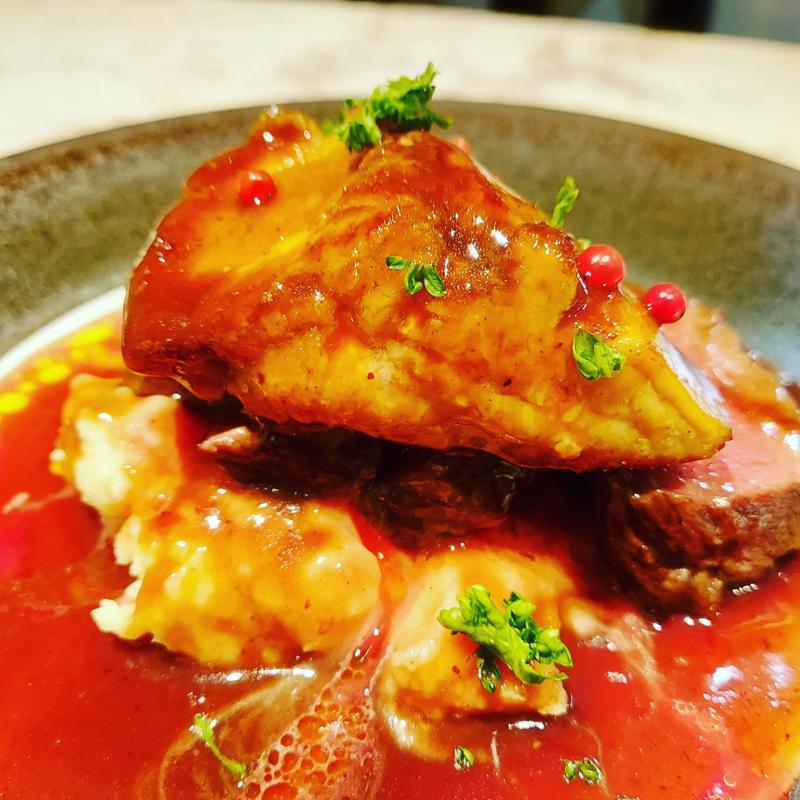 フォアグラとステーキ(大衆酒場 フレンチマン なんばウォーク店)