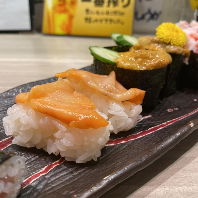 生ウニ、活赤貝(美食工房 千壽)