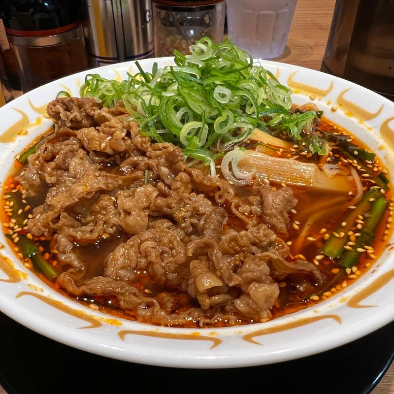 スタミナ牛肉ラーメン(特製味噌ラーメン わだ商店 西池袋店 （旧：大阪スタ味噌ラーメンわだ）)
