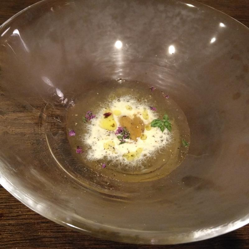 生ウニとコンソメのジュレ(ビストロ アンコール )