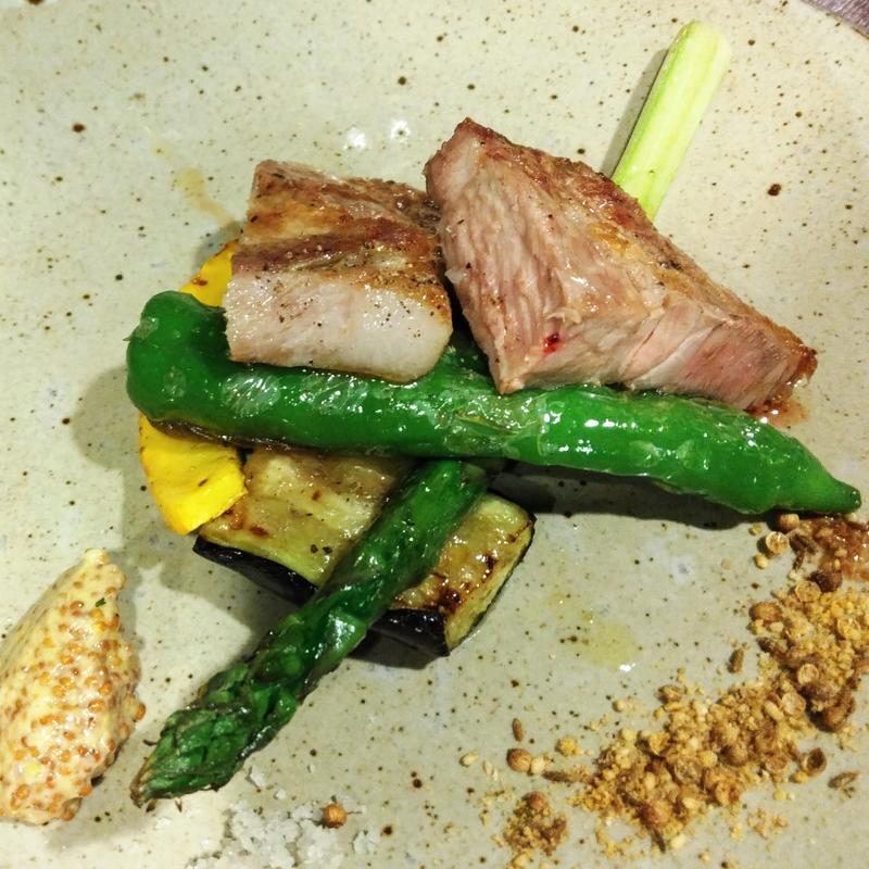 JAPAN X豚肩ロース炭火焼き(ビストロ アンコール )