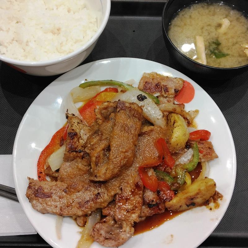 “松屋風”ロモサルタード(4枚盛り)(松屋 仙台南町通り店 )