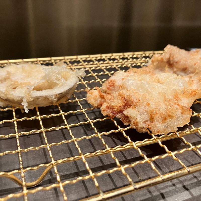 肉天定食(博多天ぷら たかお 東京ポートシティ竹芝店)