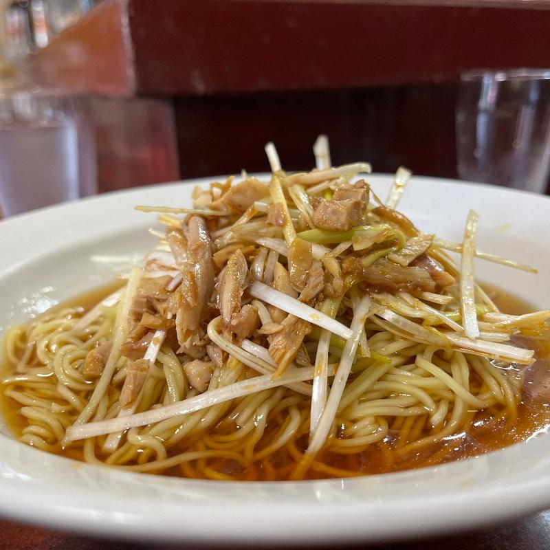 鶏とねぎ冷やし麺(李園(リエン))