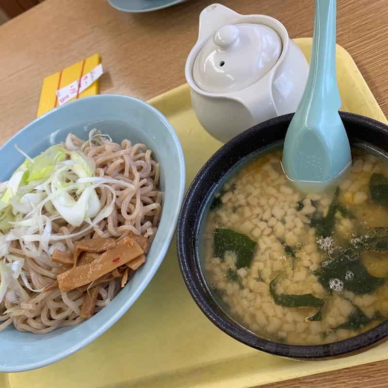 えび塩つけ麺 中盛(ラーメン山岡家 北広島店)