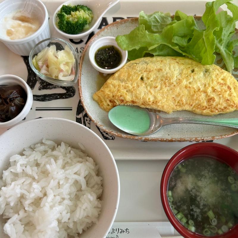オムレツ定食(かめきちよりみち)