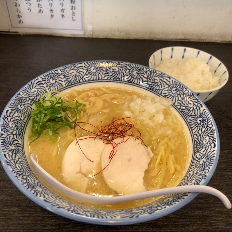 超濃厚鶏白湯らーめん(麺匠なべすけ)
