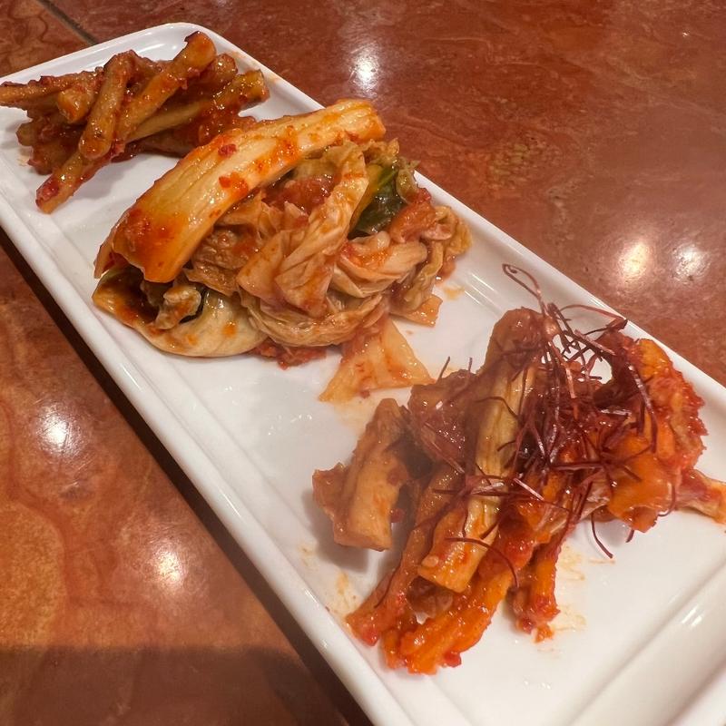 3種のキムチ(大井町銭場精肉店)