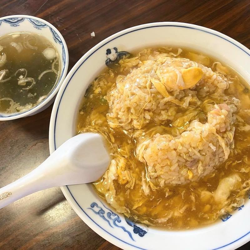 玉子あんかけチャーハン(寶華園)