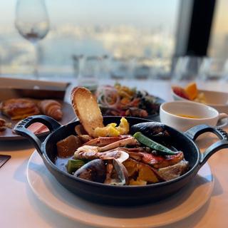 朝食バイキング(The Penthouse with weekend terrace)