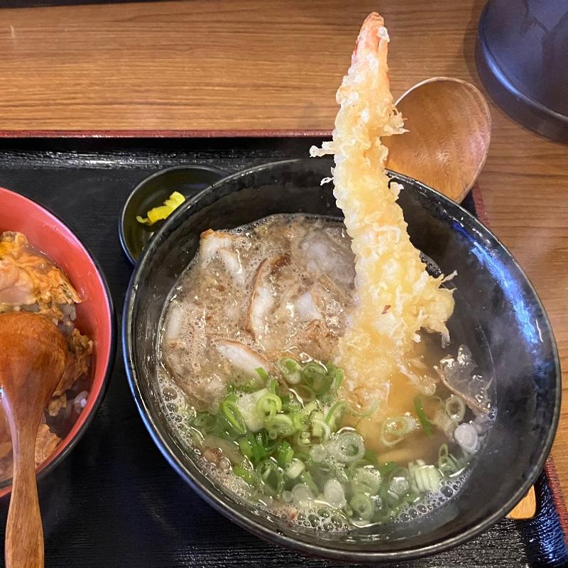 かすうどん(手打ちうどん処 不二屋)