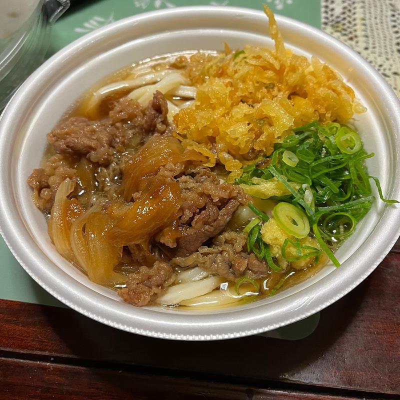 焼きたて肉ううどん(丸亀製麺桶川)