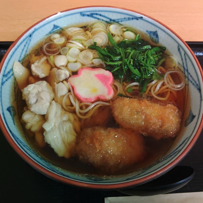 三陸産牡蠣フライ入り鶏そば(長者亭 )