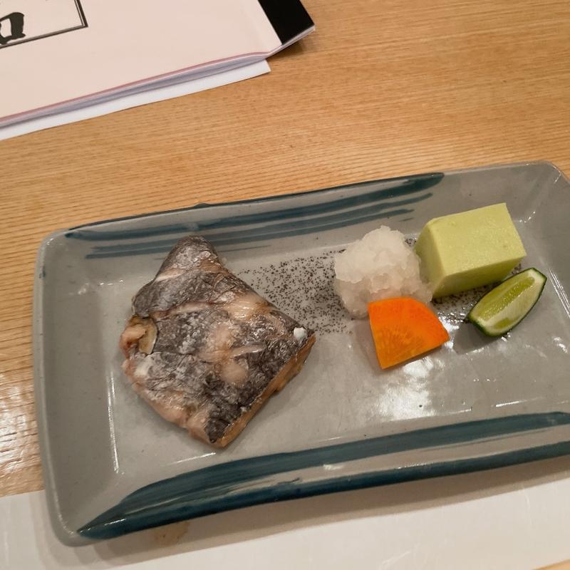 太刀魚塩焼(蕎麦切 砥喜和)