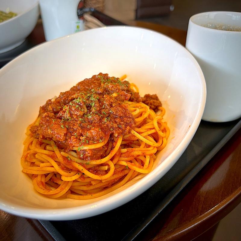 粗挽きビーフの絶品ボロネーゼ セット(タリーズコーヒー 仙台富沢西店)