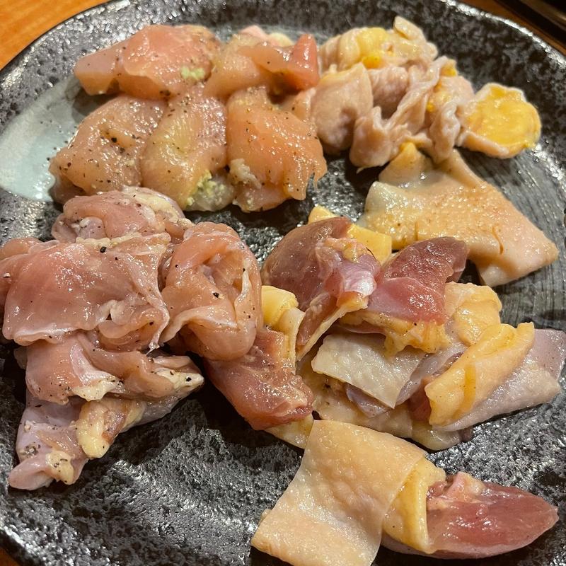 上とり＋皮＋もも＋わさび焼(やんべ)