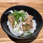 チャーシューの生姜焼きご飯(月島ロック)